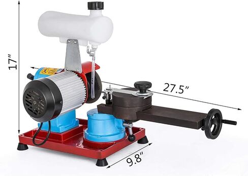 VEVOR Round Circular Saw Blade Grinder Machine 110V 370W Rotary Angle Mill Sharpener 125mm Electric Saw Blade Sharpener Machine for Sharpening Carbide Tipped Saw Blades (W/Water Tank) in Saudi Arabia