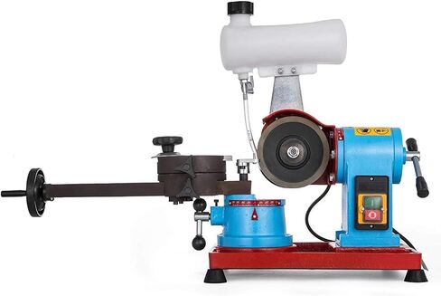 VEVOR Round Circular Saw Blade Grinder Machine 110V 370W Rotary Angle Mill Sharpener 125mm Electric Saw Blade Sharpener Machine for Sharpening Carbide Tipped Saw Blades (W/Water Tank) in Saudi Arabia