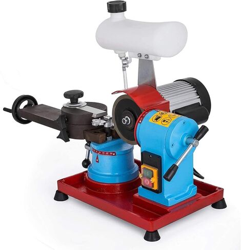 VEVOR Round Circular Saw Blade Grinder Machine 110V 370W Rotary Angle Mill Sharpener 125mm Electric Saw Blade Sharpener Machine for Sharpening Carbide Tipped Saw Blades (W/Water Tank) in Saudi Arabia