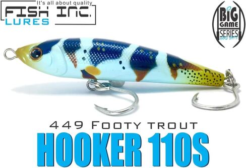 Fish Inc Lures Hooker 110mm Sinking Pencil Stickbait in Saudi Arabia
