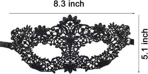 Masquerade Mask for Women- Lace Mardi Gras Masks Women Venetian Party Masquerade Mask Costume Accessories in Saudi Arabia