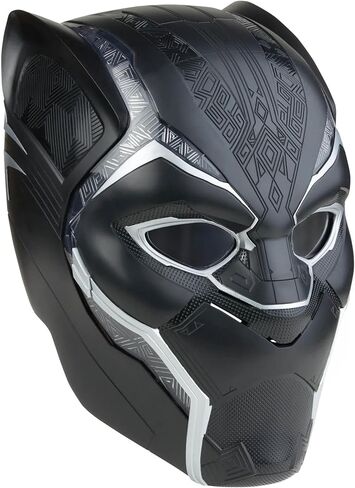خوذة لعب الأدوار الإلكترونية المتميزة من Marvel Hasbro Hasbro Legends Black Panther مع Light FX وعدسات قابلة للطي لأعلى/للأسفل، عنصر لعب الأدوار Black Panther in Saudi Arabia