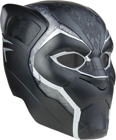 خوذة لعب الأدوار الإلكترونية المتميزة من Marvel Hasbro Hasbro Legends Black Panther مع Light FX وعدسات قابلة للطي لأعلى/للأسفل، عنصر لعب الأدوار Black Panther in Saudi Arabia