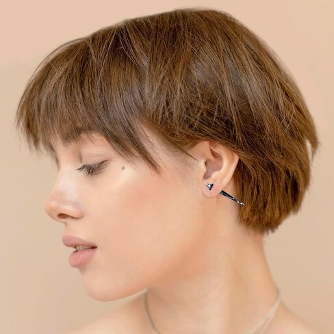 Marsrut 48 PCS Acrylic Gauge Kit Tapers Heart Tunnels Plug 14G-0000G Ear Stretching Set in Saudi Arabia
