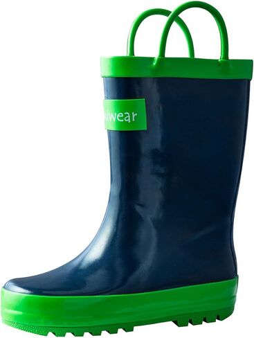 OAKI Kids and Toddlers Rubber Rain Boots with Easy-On Handles in Saudi Arabia