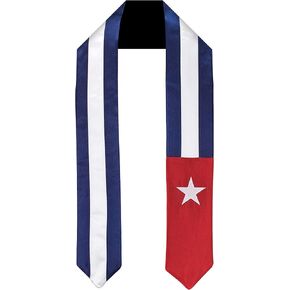 Flag Graduation Sash/Stole Caribbean International Study Abroad Adult Unisex