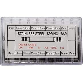 360pcs Professional Watch Band Stainless Steel Link Pins Spring Bars Repair (8-25mm)