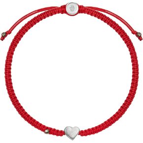Adjustable Red String Bracelet, 18K Charm for Women, Handmade in Bali for Luck & Success, Size 6"-8"