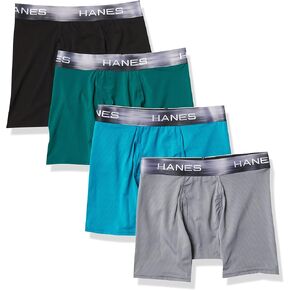 Hanes mens Sport X-temp Ultra Lightweight Boxer Brief 4-pack
