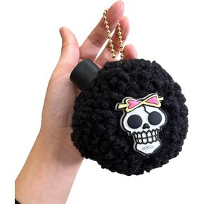Plush One Piece Keychains for Backpack Luffy Devil Fruit Brook Head Novelty Keychain Charms for anime Fans Gift Idea