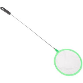 Green Aquarium Fishing Net 3 4 4.5 Inch Diameter Fine Mesh Small Catching for with Plastic Handle for Fish Betta Aquarium Nets(ZS403)