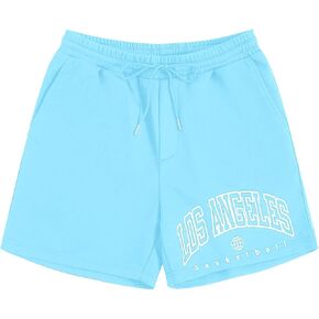 GORGLITTER Men's Graphic Cool Shorts Drippy Workout Designer Shorts Streetwear with Pockets