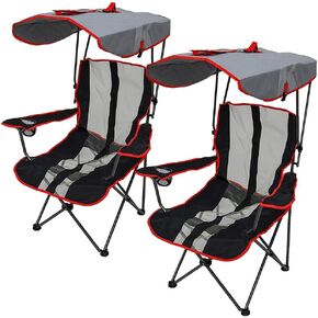 Kelsyus Red Camping Chair, 2-Pack