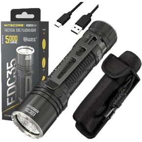 Nitecore EDC35 High Power 5000 lumens NiteLab UHi 40 Max LED Rechargeable Flashlight