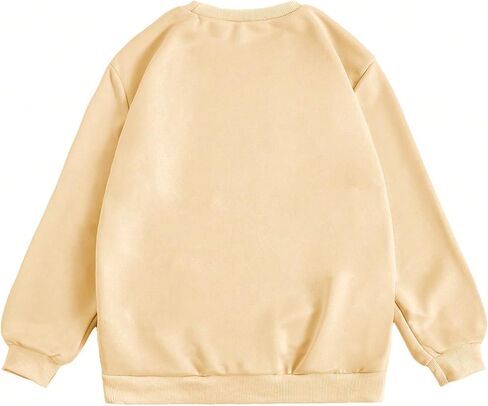 SOLY HUX Girl's Cute Graphic Crew Neck Sweatshirt Long Sleeve Pullover Tops T Shirt in Saudi Arabia