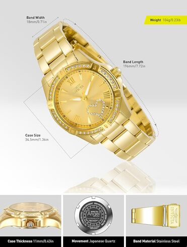 Invicta Angel 21384 Women's Quartz Watch - 34 mm in Saudi Arabia