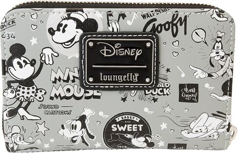 Loungefly Disney 100: Black and White Vault Mini-Backpack, Amazon Exclusive in Saudi Arabia