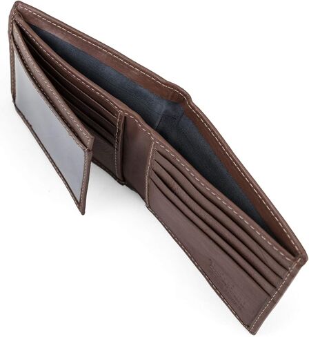 محفظة Timberland الرجالية من جلد Wellington RFID Bifold Commuter Security Wallet in Saudi Arabia