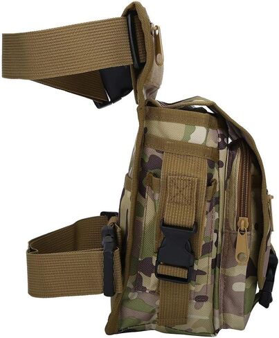 VGEBY Hunting Leg Pouch, Camouflage Drop Leg Thigh Packs Tactical Waist Pouch Satchel for Motorcycle Hunting Riding Sports Bag Supplies in Saudi Arabia