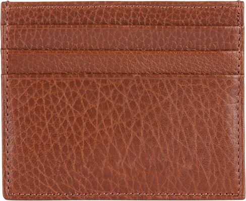 Slim Minimalist Leather Card Wallet For Men & Women - RFID Blocking Leather Card Holder Wallets (Black) in Kuwait