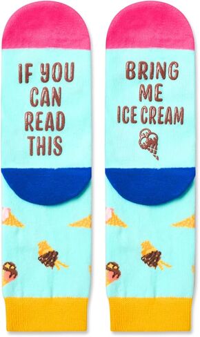 HAPPYPOP Funny Socks for Kids Food Socks - Fun Novelty Socks for Boys Girls 7-9 Years in Kuwait