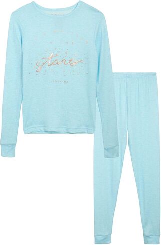 Danskin Girls 2 Piece Hacci Sleepwear Top And Leggings in Saudi Arabia