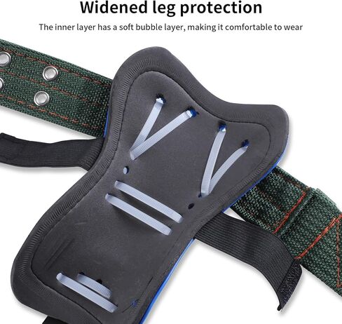 Tree Climbing Gear Set, Tree Climbing Spikes with Adjustable Climbing Belt, Tree Climbing Kit for Tree Work, 304 Stainless Steel Tree Climbing Equipment for Outdoor, Jungle Survival-Blue in Saudi Arabia