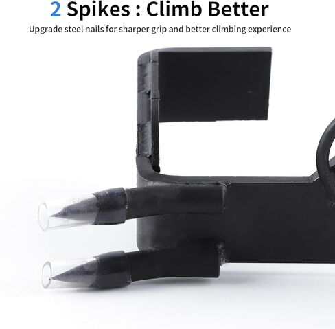 Tree Climbing Gear Set, Tree Climbing Spikes with Adjustable Climbing Belt, Tree Climbing Kit for Tree Work, 304 Stainless Steel Tree Climbing Equipment for Outdoor, Jungle Survival-Blue in Saudi Arabia
