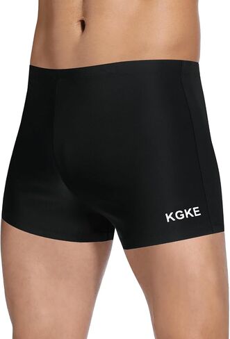 Mens-Swim-Jammers Athletic-Swimwear Quick-Dry-Shorts Durable-Team-Swimsuits - Drawstring Competition Swimming UPF50+ in Kuwait