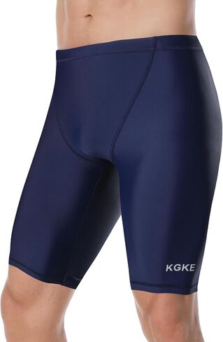Mens-Swim-Jammers Athletic-Swimwear Quick-Dry-Shorts Durable-Team-Swimsuits - Drawstring Competition Swimming UPF50+ in Kuwait