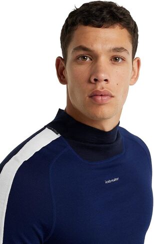 Icebreaker Men's 200 Sonebula Long Sleeve Base Layer High Neck Top in Saudi Arabia