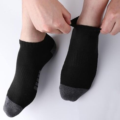 جوارب CoOVAN للرجال للكاحل 8 أزواج جوارب منخفضة القطع 8 عبوات جوارب قصيرة كاجوال مقاس 10-13 in Kuwait