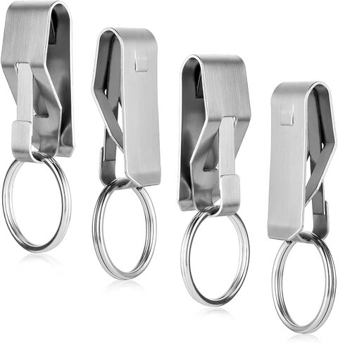 4pcs Belt Key Clip Key Chain, Belt Security Metal Key Holder for Car Keys Key Chain and Men Women Home Office Supplie in Saudi Arabia