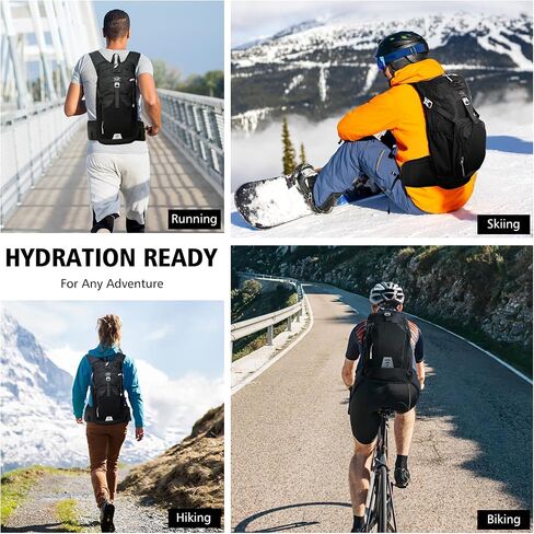 Hydration Backpack for Women Men,Water Pack with Insulation Moisture-Proof Hiking Rucksack Hydration Vest Bag Pack Riding Backpack Outdoor Cycling Marathon Running Skiing Camping Climbing in Saudi Arabia