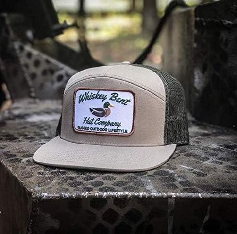 WHISKEY BENT HAT CO. قبعة بطة ذات رأس أخضر قابلة للتعديل في الهواء الطلق in Kuwait