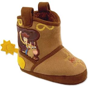 Toy Story Boy's Woody Boot Slippers