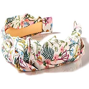 Knotted Headband for Women | Comfortable Fashion Headband (Black Satin)