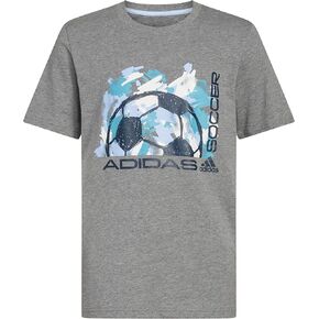 adidas Boys' Short Sleeve Cotton Novelty T-Shirt