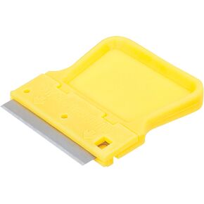 Performance Tool 20207 Lightweight Plastic Razor Blade Scraper for Precise Scraping in Tight Spaces, with Blade Reserves for Safe Storage