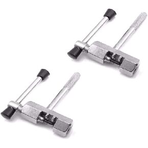 2 PCS Bicycle Steel Chain Breaker Splitter Cutter Remover Tool Bike Chain Cutting Device Cycling Bicycle Repair Tools Black