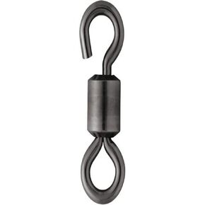 VMC Black Stainless Steel Open Eye Rolling Swivel #10