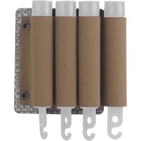 Tactical Glow Stick Pouch Chemlight Pen Holder Flashlight Battery Organizer Molle Gear Glow Sticks Panel