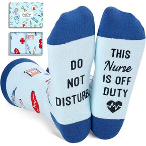 sockfun Gifts For Nurse Doctor EMT Optometrist Veterinarian, Funny Nurse Doctor Assistant Vet Tech Socks