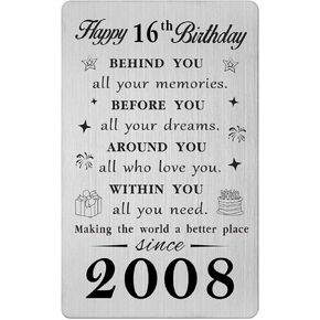 Happy 11th Birthday Card for Girl Boy-Sweet 11 Year Yr Old Birthday Gifts for Her Him- Personalized 2013 Bday Presents Keepsake for Women Men Teen Girls Boys Teenager
