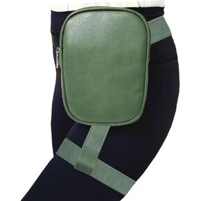 Leg Bag Leg Harness Bag PU Leather Thigh Bag Hip Bag Fanny Pack Thigh Harness Women Black