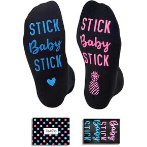 Pregnancy Gifts for Pregnant Women - Socks for Mom, Expecting Mother's Day Gifts for New Mom
