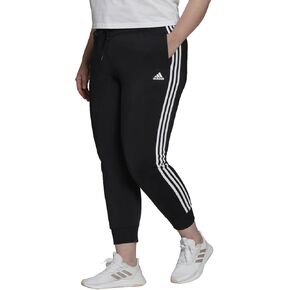 adidas Women's Plus Size Essentials Fleece Tapered Cuff Pants