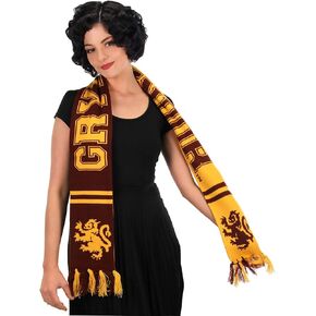 elope Harry Potter House Winter Knit Scarves - Reversible Design, 64" Length, All Houses Available, Officially Licensed Scarf