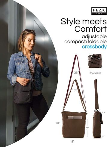 Peak Gear Crossbody Travel Purse in Saudi Arabia
