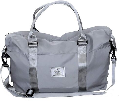 حقائب سفر نسائية، حقيبة للحمل في عطلة نهاية الأسبوع للنساء، حقيبة رياضية، حقيبة من القماش الخشن للتمرين، حقيبة كتف طوال الليل، مقاومة للماء in Kuwait